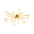 Load image into Gallery viewer, Mid-Century Tiered Frosted Glass Bubble Round Sputnik Ceiling Light
