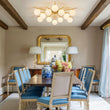 Load image into Gallery viewer, Mid-Century Tiered Frosted Glass Bubble Round Sputnik Ceiling Light
