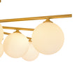 Load image into Gallery viewer, Mid-Century Tiered Frosted Glass Bubble Round Sputnik Ceiling Light
