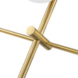 Load image into Gallery viewer, Mid-Century Tiered Frosted Glass Globe Sputnik Entry Chandelier
