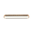 Load image into Gallery viewer, Minimalist Rustic Oval Dimmable LED Oblong Flush Mount Light
