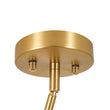 Load image into Gallery viewer, Modern 3-Light Frosted Glass Globe Sputnik Semi Flush
