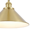 Load image into Gallery viewer, Modern Farmhouse 1-Light Brass Metal Cone Shade Pendant

