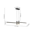 Load image into Gallery viewer, Modern Farmhouse Dimmable LED Linear Kitchen Island Pendant
