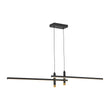 Load image into Gallery viewer, Modern Farmhouse Dimmable LED Linear Kitchen Island Pendant
