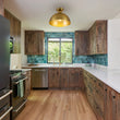 Load image into Gallery viewer, Modern Minimalist 1-Light Brass Metal Dome Semi Flush Mount

