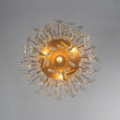 Load image into Gallery viewer, Modern Luxury Brass 3-Tier Round Crystal Drop Ceiling Light
