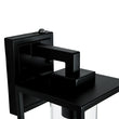 Load image into Gallery viewer, Modern Minimalist 1-Light Black Square Outdoor Wall Lantern
