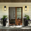 Load image into Gallery viewer, Modern Minimalist 1-Light Black Square Outdoor Wall Lantern
