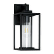 Load image into Gallery viewer, Modern Minimalist 1-Light Black Square Outdoor Wall Lantern
