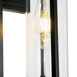Load image into Gallery viewer, Modern Minimalist 1-Light Black Square Outdoor Wall Lantern

