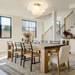 Load image into Gallery viewer, White Glass Globe Cluster Bubble Semi-Flush Mount
