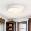 Load image into Gallery viewer, Nordic Simple Round Shallow Bowl Dimmable LED Ceiling Light
