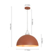 Load image into Gallery viewer, Shaker Minimalist 1-Light Iron Dome Kitchen Pendant
