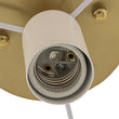 Load image into Gallery viewer, Retro Farmhouse Ivory Linen Drum Lantern Ceiling Light
