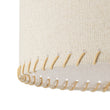 Load image into Gallery viewer, Retro Farmhouse Ivory Linen Drum Lantern Ceiling Light
