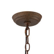 Load image into Gallery viewer, Rustic Farmhouse Distressed Wood 6-Light Candle Chandelier
