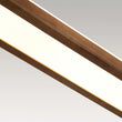 Load image into Gallery viewer, Rustic Walnut Wood 5CCT Dimmable LED Oval Flush Mount Ceiling Light
