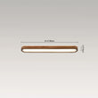 Load image into Gallery viewer, Rustic Walnut Wood 5CCT Dimmable LED Oval Flush Mount Ceiling Light
