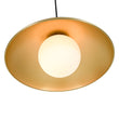 Load image into Gallery viewer, Shaker Farmhouse 1-Light Brass Metal Dome Kitchen Pendant
