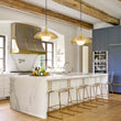 Load image into Gallery viewer, Shaker Farmhouse 1-Light Brass Metal Dome Kitchen Pendant
