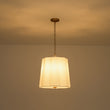 Load image into Gallery viewer, Bohemian 3-Light Round Fabric Pleated Drum Lantern Pendant
