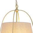 Load image into Gallery viewer, Spanish Farmhouse 4-Light Drum Beige Linen Lantern Pendant
