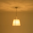 Load image into Gallery viewer, Spanish Farmhouse 4-Light Drum Beige Linen Lantern Pendant
