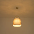 Load image into Gallery viewer, Spanish Farmhouse 4-Light Drum Beige Linen Lantern Pendant
