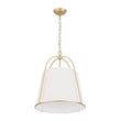 Load image into Gallery viewer, Spanish Farmhouse 4-Light Drum Beige Linen Lantern Pendant
