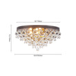 Load image into Gallery viewer, Spanish Retro Layered Luxury Crystal Drops Round Ceiling Light
