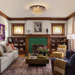 Load image into Gallery viewer, Spanish Retro Layered Luxury Crystal Drops Round Ceiling Light
