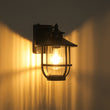 Load image into Gallery viewer, Vintage 1-Light Black Cabin Wall Lantern Outdoor Sconce

