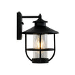 Load image into Gallery viewer, Vintage 1-Light Black Cabin Wall Lantern Outdoor Sconce
