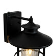 Load image into Gallery viewer, Vintage 1-Light Black Cabin Wall Lantern Outdoor Sconce
