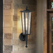 Load image into Gallery viewer, Vintage Black Castle Cage Wall Lantern Outdoor Sconce
