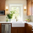 Load image into Gallery viewer, Vintage Brass 1-Light Linen Shade Fabric Vanity Wall Lamp
