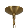 Load image into Gallery viewer, Vintage Brass Candle Style Fabric Round Tapered Lantern Pendant
