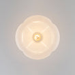 Load image into Gallery viewer, Vintage Chic Opal Glass Petal Edge Semi Flush Ceiling Light
