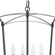 Load image into Gallery viewer, Vintage 4-Light Candle Style Arched Square Cage Pendant
