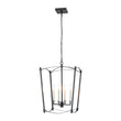 Load image into Gallery viewer, Vintage 4-Light Candle Style Arched Square Cage Pendant
