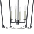 Load image into Gallery viewer, Vintage 4-Light Candle Style Arched Square Cage Pendant
