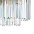 Load image into Gallery viewer, Vintage Luxe 2-Tier Brass Dazzling Crystal Round Ceiling Light
