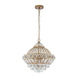 Load image into Gallery viewer, Vintage Luxe Bronze Dazzling Crystal Orb Cage Chandelier
