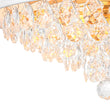 Load image into Gallery viewer, Vintage Luxe Crystal White Fabric Drum Lantern Pendant
