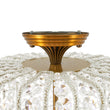 Load image into Gallery viewer, Vintage Luxe Faceted Crystal Tall Cylindrical Cage Ceiling Light
