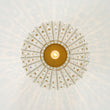 Load image into Gallery viewer, Vintage Luxe Faceted Crystal Tall Cylindrical Cage Ceiling Light
