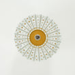 Load image into Gallery viewer, Vintage Luxe Faceted Crystal Tall Cylindrical Cage Ceiling Light
