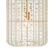 Load image into Gallery viewer, Vintage Luxe Faceted Crystal Tall Cylindrical Cage Ceiling Light
