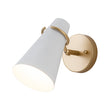 Load image into Gallery viewer, Mid-Century 1-Light Metal Adjutable Cone Wall Light
